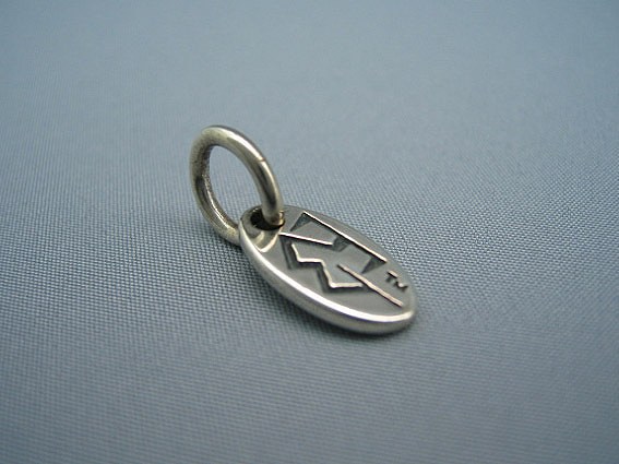 トラヴィスワーカー　TRAVIS WALKER　オーバルロゴチャームペンダント/スモール【トップのみ】　CHS022