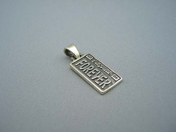 トラヴィスワーカー　TRAVIS WALKER　ライセンスプレート“FOREVER“スモール ペンダント【トップのみ】　LPS003-S