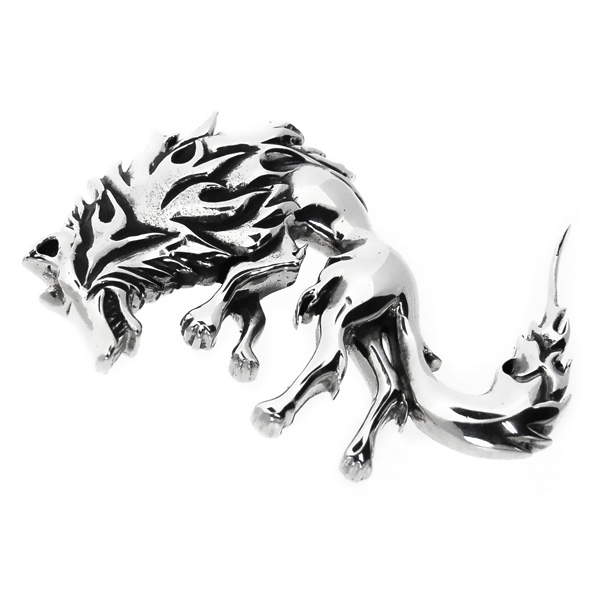 【SPIRIT】ペンダント/ウルフマンブラザーズ㉕ WOLFMAN B.R.S (ウルフマンB.R.S) ブラザー ウルフ シルバー