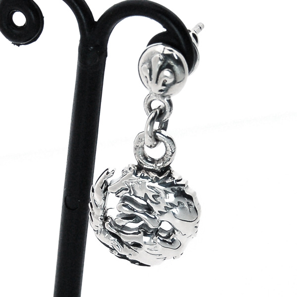 【ウルフマンBRS　ピアス】WOLFMAN B.R.S　ムーンウルフピアス【1個＝片耳用】　WO-E-15