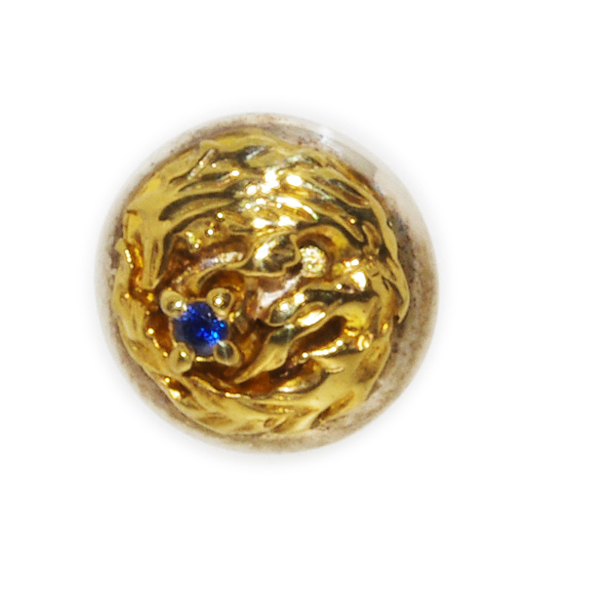 【ウルフマンBRS　ピアス】WOLFMAN B.R.S　ムーンウルフボールピアス WO-E-20