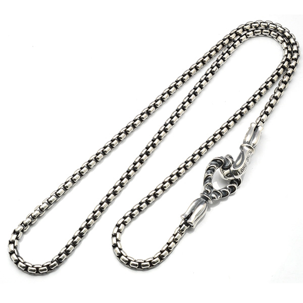 ロンワンズ　LONE ONES　MF Hook L 2.6mm BOX Chain　メイティングフライトフックL　2.6ｍｍボックスチェーン(16～20インチ)　MFNH-0002L