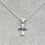 Barbara(バーバラ)　ペンダント　Blue Rosen Croiz Pendant (Petit)　PB-N-407(チェーン40ｃｍ)
