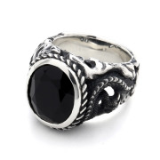 ブラッディマリー　Bloody Mary　ジラン リング 龍蛇 w / オニキス　bmr1595-1-o