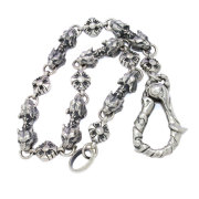 豚汁　クレイジーピックウォレットチェーンシルバー未使用品 GRIN SKULL WALLET CHAIN | クレイジーピッグ公式オンライン