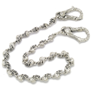 クレイジーピッグ　CRAZY PIG DESIGNS　GRIN SKULL WALLET CHAIN  #553