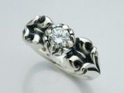 DEAL DESIGN ワンサイドリリーワイド リング 約15〜15.5号の間位 DEAL DESIGN ワンサイドリリーワイド リング 約15〜15.5号の間位