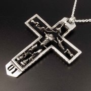 EVANGELION（エヴァンゲリオン）　初号機クロスペンダント【チェーン付】　ネックレス