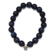 トラヴィスワーカー　TRAVIS WALKER　STONE WITH TINY CHOMPS BRACELET (10mm BLUE TIGER EYE) SBC010