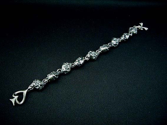 ラットレース　RAT RACE　ツーフェイススカルブレスレット　TFSB-1