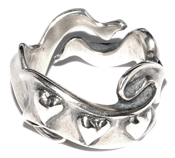 ラットラブデザイン　r.l.d　リボンウィズハートリング　LDRG-3