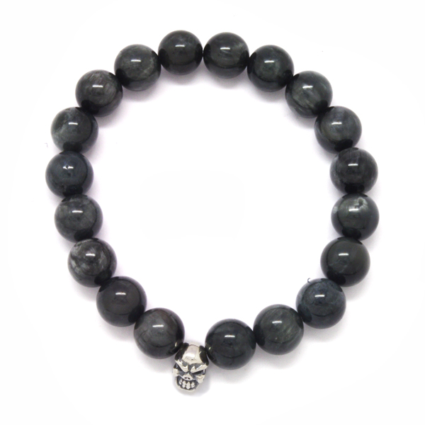 トラヴィスワーカー　TRAVIS WALKER　STONE WITH TINY CHOMPS BRACELET (10mm EAGLE EYE)　SBC002