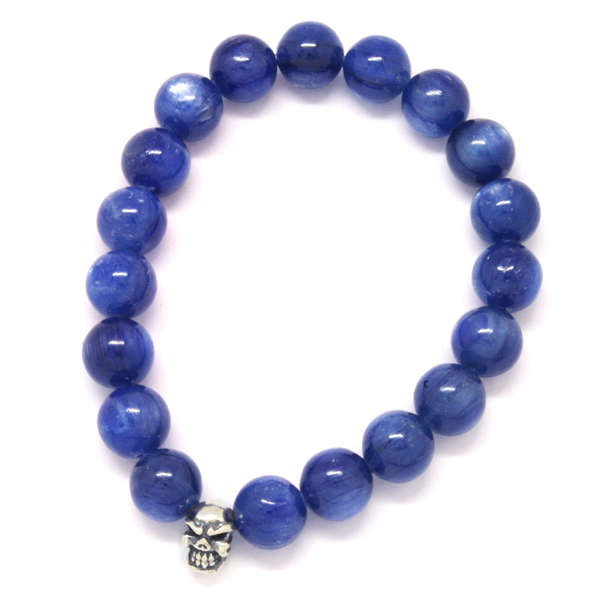 トラヴィスワーカー　TRAVIS WALKER　STONE WITH TINY CHOMPS BRACELET (10mm KYANITE)　SBC004