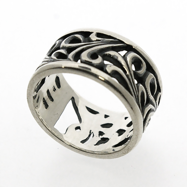 【ウルフマンBRS　リング】WOLFMAN B.R.S　パルメットウォーターリング　WO-R-007