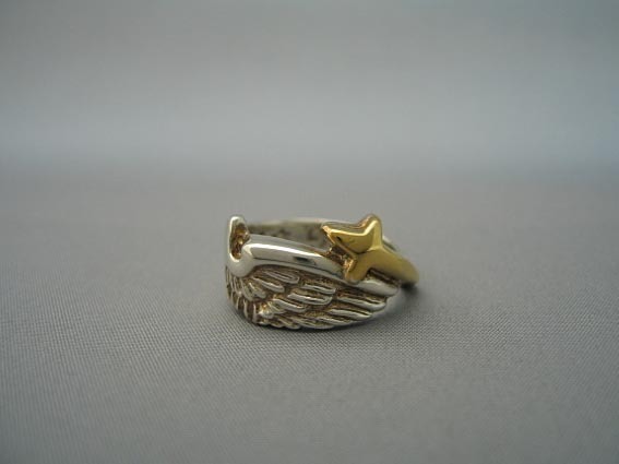 【ウルフマンBRS　リング】WOLFMAN B.R.S　ケルティックエンジェルリングG　WO-R-22G