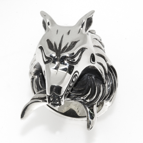 【ウルフマンBRS　リング】WOLFMAN B.R.S　ウォーウルフスピリットリング　NW-R-5【ウルフマンブラザーズ創立30年記念アイテム】