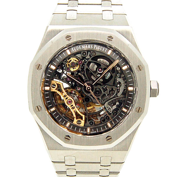 オーデマ・ピゲ　AUDEMARS PIGUET　ロイヤルオーク ダブルバランスホイール オープンワーク　15407ST.OO.1220ST.01　41mm　グレー　新品