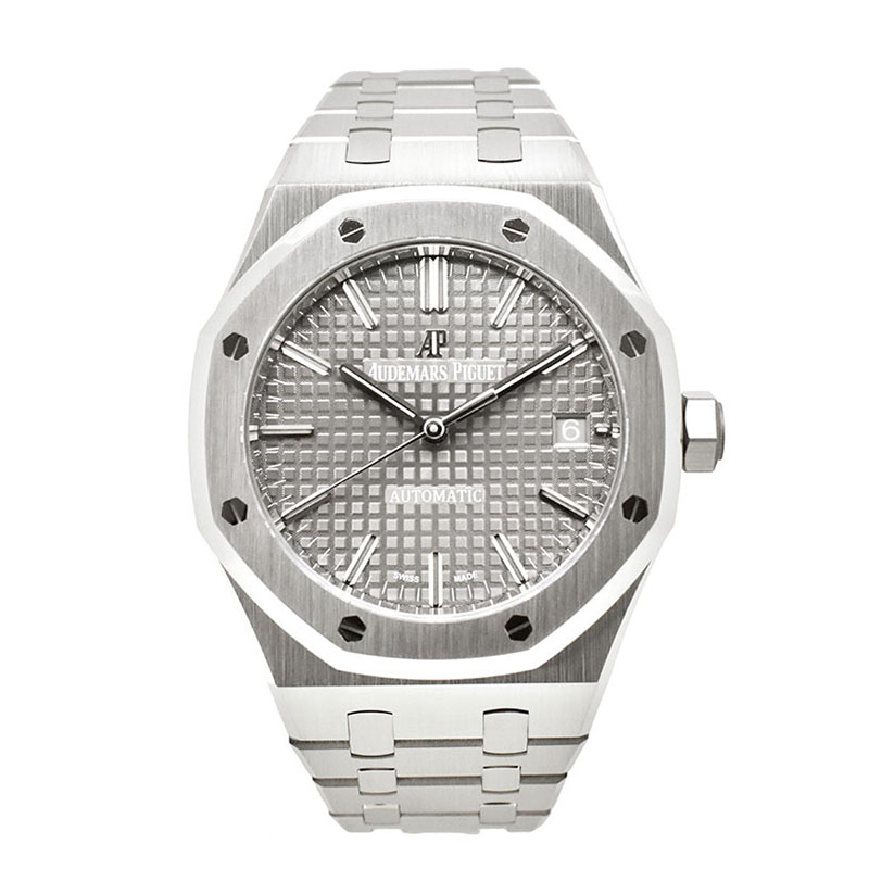 オーデマ・ピゲ　AUDEMARS PIGUET　ロイヤルオーク　オートマティック　15450ST.OO.1256ST.02　37mm　グレー　新品