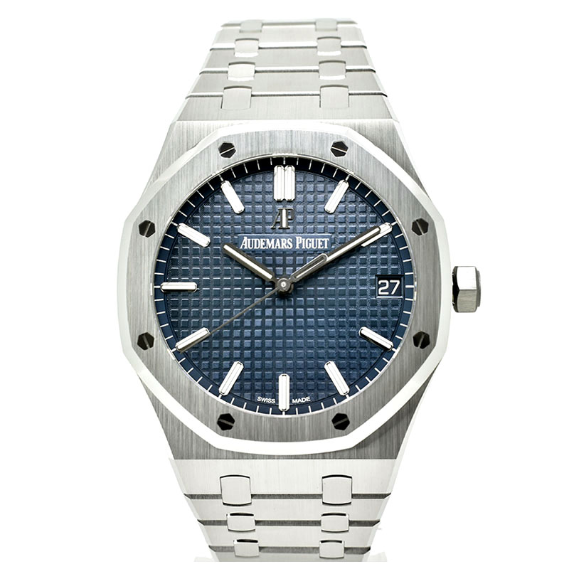オーデマ・ピゲ　AUDEMARS PIGUET　ロイヤルオーク オートマティック　15500ST.OO.1220ST.01　41mm　ブルー　新品