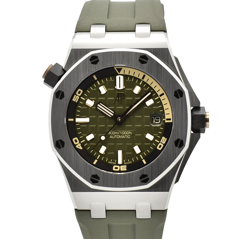 オーデマ・ピゲ　AUDEMARS PIGUET　ロイヤルオーク オフショアダイバー　15720ST.OO.A052CA.01　グリーン　42mm　新品