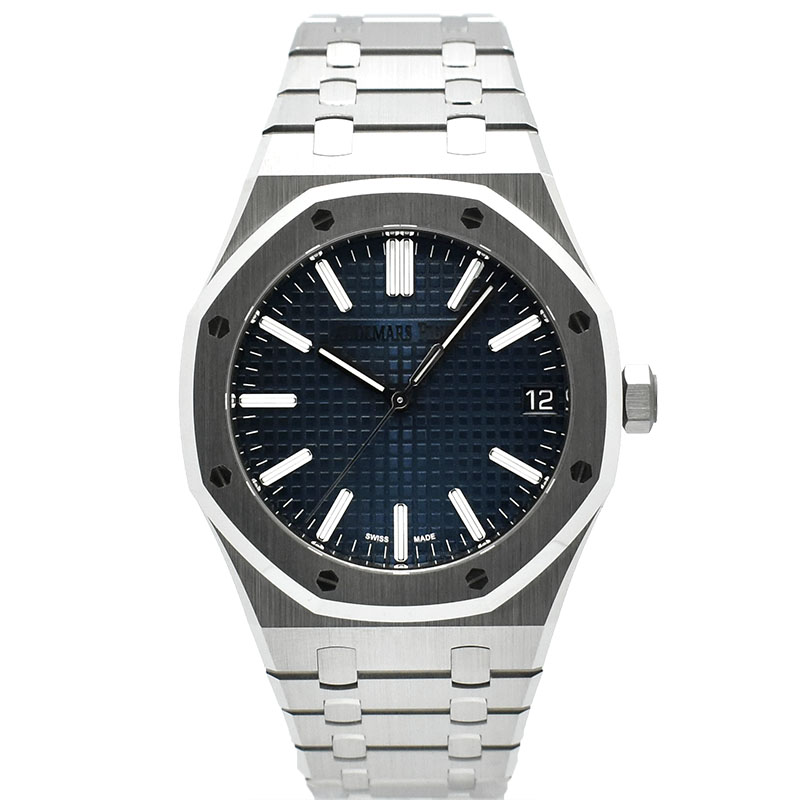 オーデマ・ピゲ　AUDEMARS PIGUET　ロイヤルオーク オートマティック 50周年記念　15510ST.OO.1320ST.01　41mm　ナイトブルー　新品