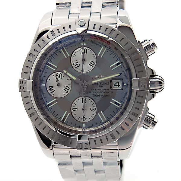 ブライトリング　BREITLING　クロノマットエボリューション　ロジウムシルバー　A13356　自動巻き　メンズ　クロノグラフ　新品