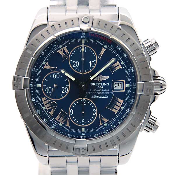 ブライトリング　BREITLING　クロノマットエボリューション　ブルーローマ　A13356　自動巻き　メンズ　クロノグラフ　新品