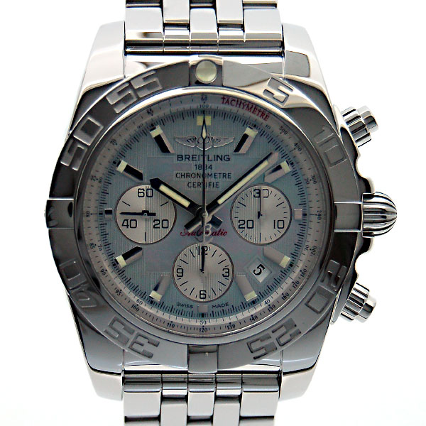 ブライトリング　BREITLING　クロノマット44　A011G85PA　グレーパール　SS　44mm　自動巻　新品