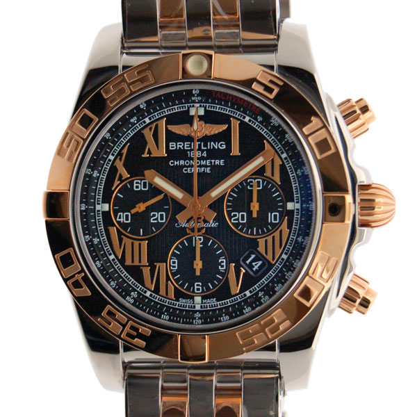 ブライトリング　BREITLING　クロノマット44　C011B57PAC　ブラックローマ　SS×RG　新品　