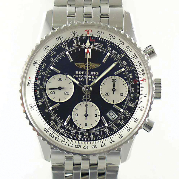ブライトリング　BREITLING　ナビタイマー　A23322　ブラック　バーインデックス　自動巻　メンズ　SS　ブラック　クロノグラフ　新品