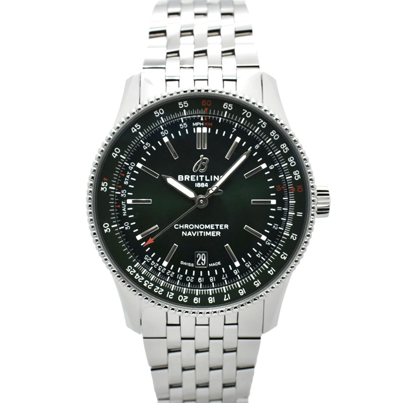 ブライトリング　BREITLING　ナビタイマー オートマチック41　A17326361L1A1　41mm　グリーン　新品