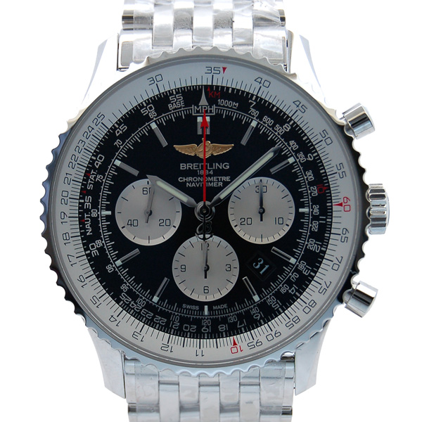 ブライトリング　BREITLING　ナビタイマー01　46mm　A017B09NP　SS　ブラック　新品