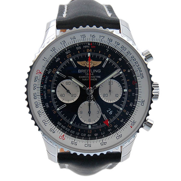 ブライトリング　BREITLING　ナビタイマー　GMT　A044B24KBA　48mm　ブラック　新品