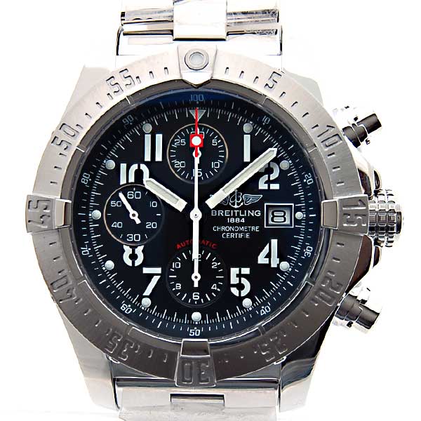 ブライトリング　BREITLING　アベンジャー　スカイランド　A13380　ブラック　アラビア　自動巻　クロノグラフ