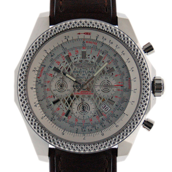 ブライトリング　BREITLING　ベントレーB06　クロノグラフ　A061G68BBA　SS　シルバー　革　新品