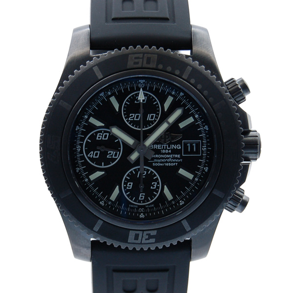 ブライトリング　BREITLING　スーパーオーシャンクロノグラフ　ブラックスチール　M110B11VPB　新品