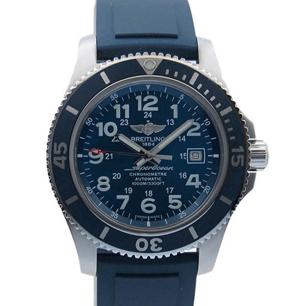 ブライトリング　BREITLING　スーパーオーシャン2 42　A182C15RPR　マリンブルー　42mm　ラバーベルト　新品