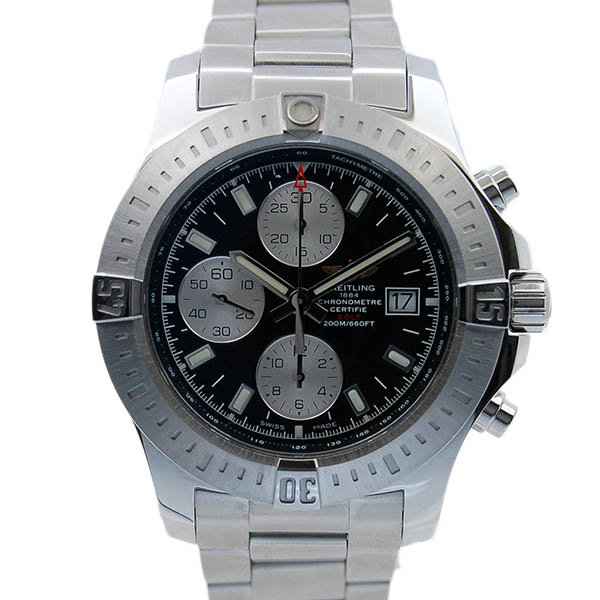 ブライトリング　BREITLING　コルト　クロノグラフ　A181B83PCS　SS　ブラック　44mm　新品