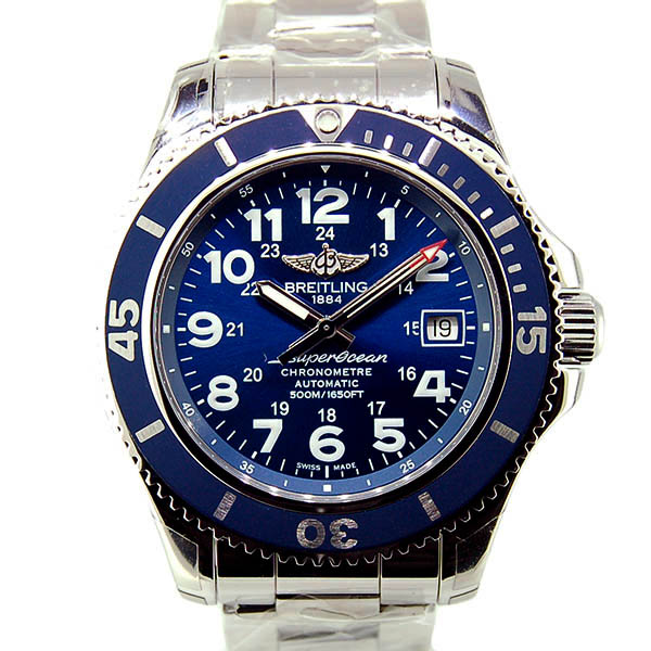 ブライトリング　BREITLING　スーパーオーシャン2　42　A182C15PSS　ブルー　42mm　新品