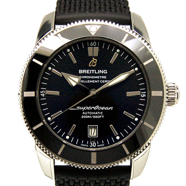 ブライトリング　BREITLING　スーパーオーシャンヘリテージ2　A202B-1QRC　46mm　ブラック　ラバーベルト　新品