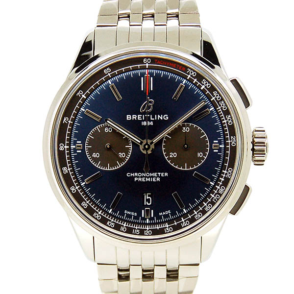ブライトリング　BREITLING　プレミエ B01 クロノグラフ 42　A007C-1NP　42mm　ブルー/ブラック　新品
