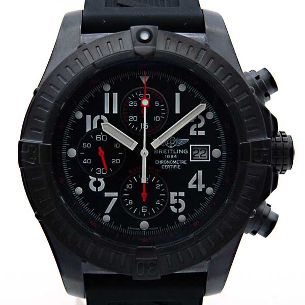 ブライトリング　BREITLING　スーパーアベンジャーブラックスティール　A337B30DPB　ブラック　48mm　世界3000本限定　新品