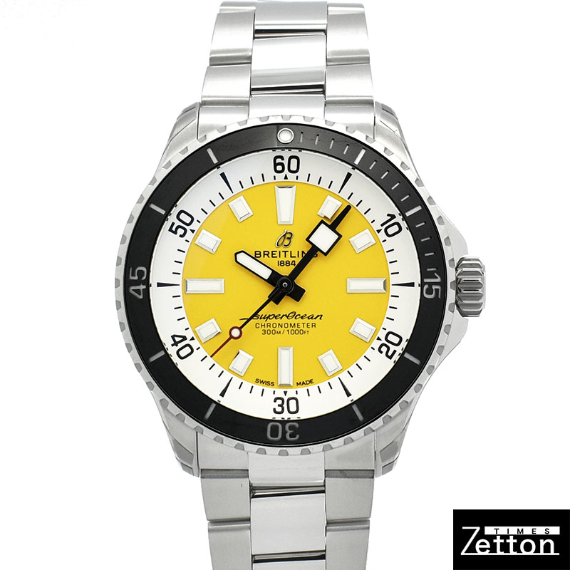 ブライトリング　BREITLING　スーパーオーシャン オートマチック 42　A17375211I1A1　42mm　イエロー　新品
