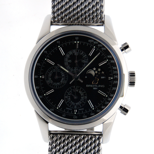 ブライトリング　BREITLING　トランスオーシャン　クロノグラフ1461　A194B68OCA　ブラック　SS　革　43mm　自動巻　新品