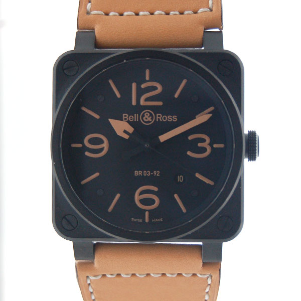 ベル＆ロス　BELL＆ROSS　BR03-92　HERITAGE　ヘリテージ　42mm　PVD　ブラック　新品