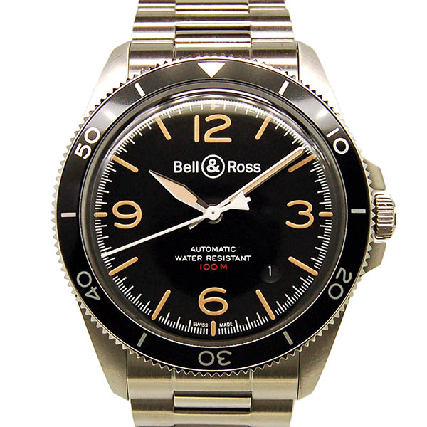 ベル＆ロス　BELL＆ROSS　ヴィンテージ スティール ヘリテージ　BRV292-HER-ST/SST　41mm　ブラック　新品