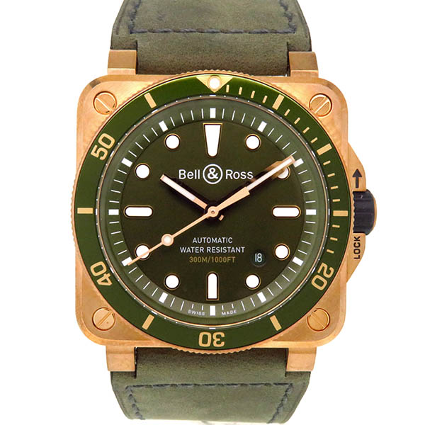 ベル＆ロス　BELL＆ROSS　BR0392-D-G-BR/SCA　BR03-92 ダイバー ブロンズ　42mm　世界999本限定　新品