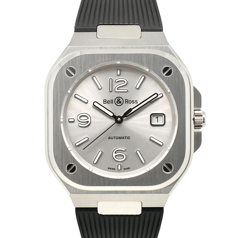 ベル＆ロス　BELL＆ROSS　インストゥルメントゥ BR 05 グレー スティール　BR05A-GR-ST/SRB　SS　グレー　40mm　新品