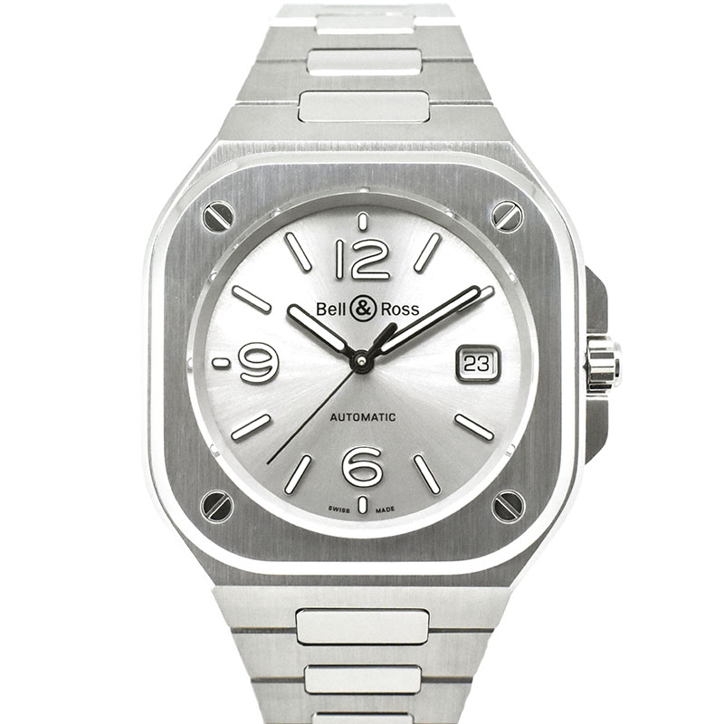 ベル＆ロス　BELL＆ROSS　インストゥルメントゥ BR 05 グレー スティール　BR05A-GR-ST/SST　SS　グレー　40mm　新品