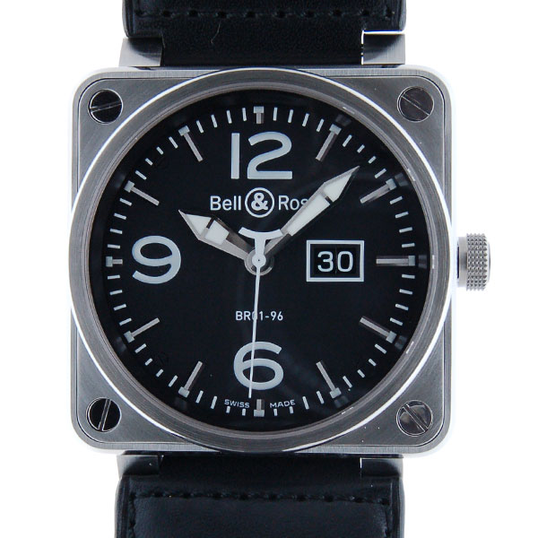 ベル＆ロス　BELL&ROSS　BR01-96B-CA　ビッグデイト　46mm　SS　新品